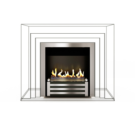 Биокамин в мраморном портале Firezo Belle Биокамин в мраморном портале Firezo Belle