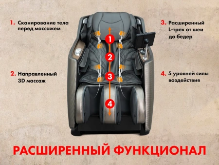 Массажное кресло FUJIMO KENKO Business Edition Графит