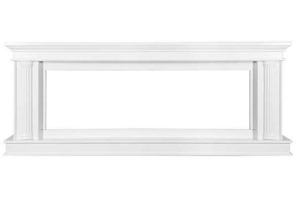 Каминокомплект Rome 60 - Белый с очагом Vision 60 LOG LED